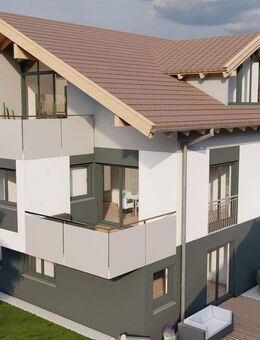 Neubau Eigentumswohnungen (in Planung) - Obergeschoss mit Balkon - Traunstein