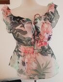 NP. 68/35€ - Guess - Damen Bluse mit Gummizug in 50765