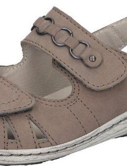 Waldläufer GARDA Riemchensandale, Sommerschuh, Sandalette, Keilabsatz, mit Druckknopf, G-Weite