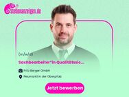 Sachbearbeiter*in Qualitätssicherung (m/w/d) - Neumarkt (Oberpfalz)