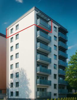 Attraktive 2 Zimmer Dachgeschosswohnung mit Panoramablick – ab Januar 2026 - Stetten (Kalten Markt)