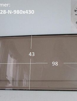 Wohnwagenfenster Kistenpfennig 028 D869 ca 98 x 43, Fendt / Tabbert, braun, neue Ware mit Lagerspuren - Schotten Zentrum