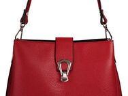 Cluty Umhängetasche, echt Leder, Made in Italy