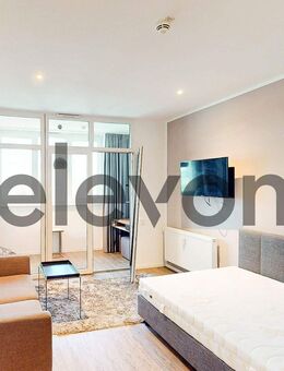 Modern möblierter Wohnkomfort: 1 Zimmer mit EBK und Balkon - Mainz