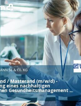 Bachelorand / Masterand (m/w/d) - Entwicklung eines nachhaltigen betrieblichen Gesundheitsmanagement (BGM) - Dillenburg