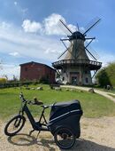 Hundefahrrad von Cube mit Doppeltem Akku / nur wenige Kilometer gefahren / Fahrradschloss kostenlos dazu in 24943