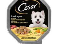 Megapack Cesar Schale 28 x 150 g - Landragout mit Huhn, Gemüse und braunem Reis