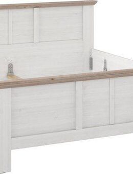 FORTE Bettgestell Iloppa, klassischer Landhausstil, Belastbarkeit 220 KG (Liegefläche 180x200cm), rustikaler Look