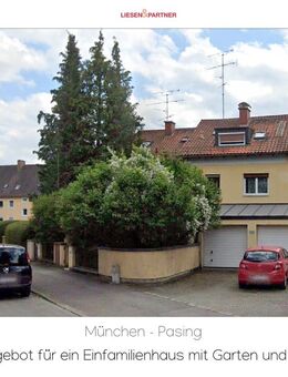 schönes Einfamilienhaus mit Garten und Garage in München - Pasing - München
