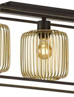 FISCHER & HONSEL Deckenleuchte CAYDO, ohne Leuchtmittel, Moderne, sandschwarze Leuchte-verleiht Deinem Raum etwas Extravaganz