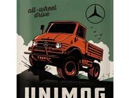 Tolles Mercedes-Benz Unimog Blechschild - Nostalgic-Art 30x40 cm - Hamburg