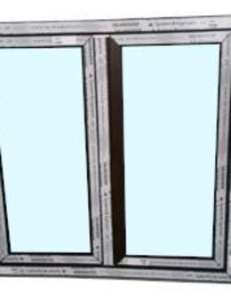 Kunststofffenster , neu auf Lager 100x100 cm 2-flg (bxh) Mooreiche - Essen