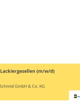Maler- und Lackiergesellen (m/w/d) - Altbach