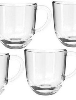 LEONARDO Tasse NAPOLI, Glas, 6-teilig