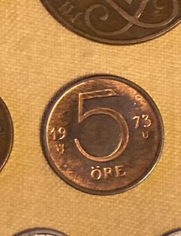 Münze Münzen Umlaufmünze Schweden 5 Öre 1972 - Alzey