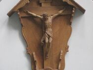 Herrgottschnitzerei -- Kruzifix (von ca. 1955) - Leverkusen