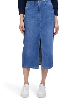 Betty Barclay Midirock Betty Barclay Damen Jeansrock mit Waschung Form