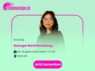 (Junior) Manager Marktforschung (w/m/d) - Karlsruhe