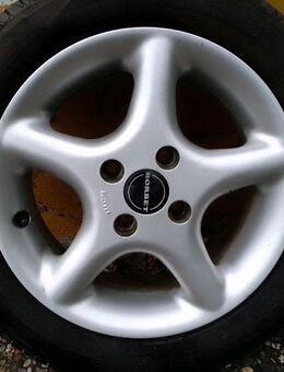 Borbet 14 Zoll Alufelgen für Golf 2 mit Reifen 185/55 067 - Kirchlauter