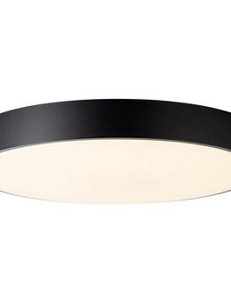Brilliant Deckenleuchte Slimline, CCT - über Fernbedienung, Dimmfunktion, Nachtlichtfunktion, Timerfunktion, LED fest integriert, Farbwechsler, LED Deckenlampe 49cm weiß/schwarz