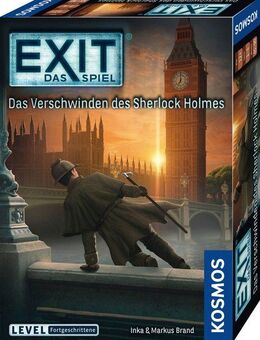 Kosmos Spiel EXIT, Das Spiel: Das Verschwinden des Sherlock Holmes (F), Rätselspiel, Made in Germany
