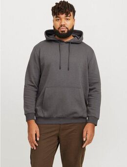 Jack & Jones PlusSize Kapuzensweatshirt JJEBRADLEY SWEAT HOOD NOOS PLS mit Rippbündchen