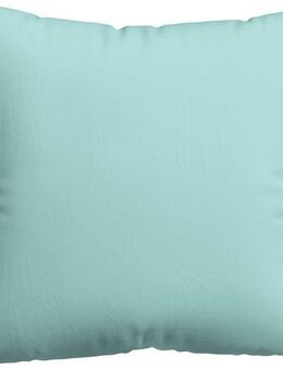 Schlafgut Kissenbezug Knitted Jersey aus Bio-Baumwolle mit Elasthan, bügelfrei, (1 Stück), besonders fein gestrickt, Kissenhülle mit farbigem Reißverschluss