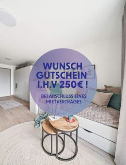Wunschgutschein im Wert von 250 € geschenkt - Liebevoll eingerichtetes 1-Zimmer-Apartment! - Magdeburg