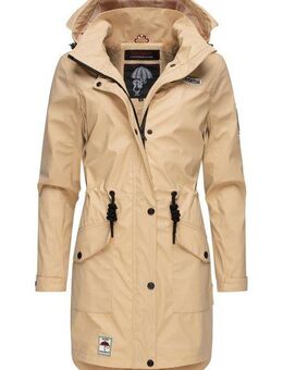 Navahoo Outdoorjacke Deike modischer Damen Outdoor Regenmantel