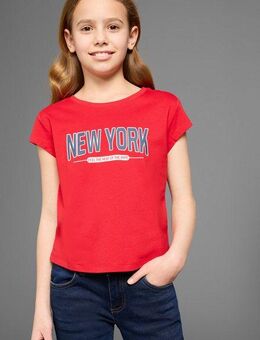 KIDSWORLD T-Shirt New York - Print Kurzarm, gerade Passform, mit stylischem Druck
