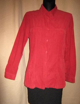 NEUw * Edel * sportiv * klassisch * VINTAGE * Feincord * Hemd- Bluse "ESPRIT" Gr. 36- 38, 40/ S- M * Oversize * kamin- rot * - Riedlingen