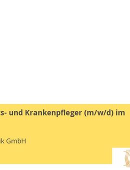 Gesundheits- und Krankenpfleger (m/w/d) im Tagdienst - Bonn
