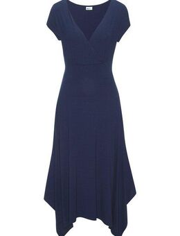 Beachtime Sommerkleid mit Zipfelsaum und Schleife, Jerseykleid, asymmetrisches Rockteil