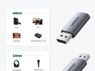 USB Externe Soundkarte TRRS UGREEN 2 in 1, USB Typ A, 4polige 3,5 mm Klinkenbuchse, Audioadapter für Windows, Mac, Linux,  Funktion mit Kopfhörer und Mikrofon am Desktop PC, Notebook, Laptop, PS4, Raspberry usw. - Fürth