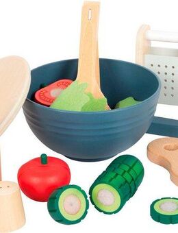 Small Foot Spiellebensmittel Schneide-Set Salat fresh, aus Holz