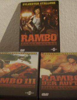 Rambo I - III Erstauflage UNCUT ohne Flaschten Sammlerversion Fehlerfrei Version - Kassel