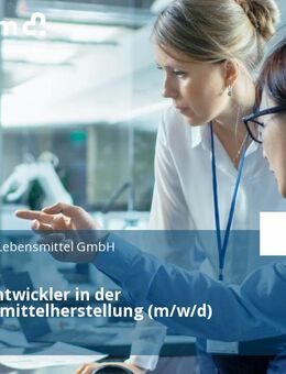 Produktentwickler in der Nahrungsmittelherstellung (m/w/d) - Altdorf (Landkreis Esslingen)