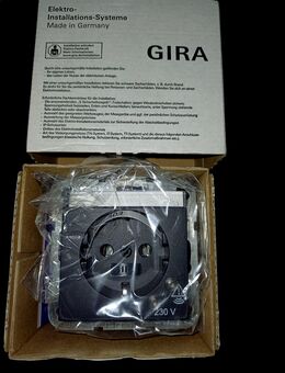 Gira 045128 Schuko Steckdose System 55 ÜSS + BSF Anthrazit NEU - Remscheid