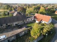 Bauerngehöft mit zwei Wohneinheiten in idyllischer Lage / Resthof / Bauernhof / Scheune / Pferdekoppel - Ganzlin