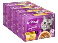 Whiskas 1+ Aromatic Selection 48 x 85 g - Geflügel in Sauce