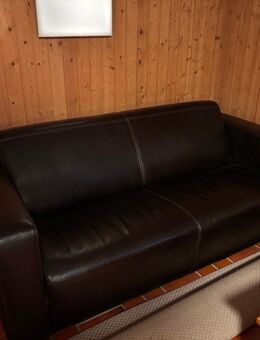 Ledercouch dunkelbraun von KARE - Gauting