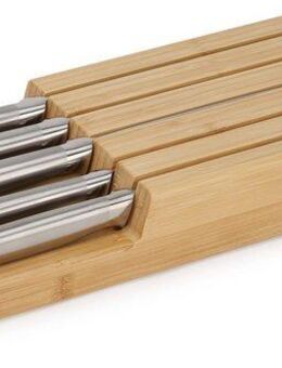 Joseph Joseph Messer-Set Elevate Steel Knives Bamboo Store (6-tlg), rutschfest, Bambus, japanischer Edelstahl