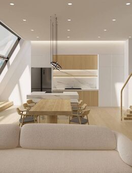 Penthouse mit Charme und Ambiente: Offener Grundriss, lichterfüllte Zimmer, Loggia, Aufdachterrasse - Berlin