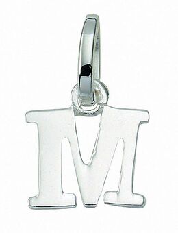 Adelia´s Buchstabenanhänger Damen & Herren 925 Silber Buchstabenanhänger M, Silberschmuck für Damen & Herren