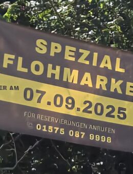 SPEZIAL-FLOHMARKT 7.09.2025 - Berlin Lichtenberg