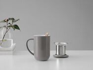 Viva Tasse Balance, Edelstahl, Porzellan, Porzellan, mit Teesieb und Deckel, 500 ml