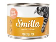 Smilla Geflügeltöpfchen 6 x 200 g - zartes Geflügel mit Lachs