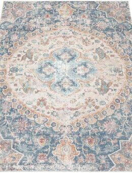 Paco Home Teppich Torres 271, rechteckig, Höhe: 8 mm, Kurzflor, Orient-Optik, Vintage Design, In- und Outdoor geeignet