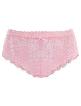 LASCANA Slip Cara aus dezent transparenter Spitze, anteilig aus recyceltem Material