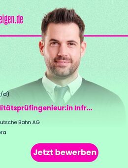 Qualitätsprüfingenieur:in Infrastruktur mit Fokus Konstruktiver Ingenieurbau (KIB) - Chemnitz